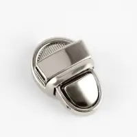 Застёжка для сумки TEIRA, металлическая, 11.9 г, 2.7×2 см, цвет серебряный