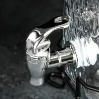 Диспенсер для напитков стеклянный на подставке &laquo;Тюдор&raquo;, 4 л, 22&times;40 см