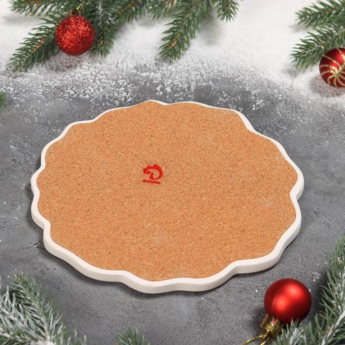 Подставка под горячее Доляна «Зимний праздник», 18×17,4 см Подставка под горячее Доляна «Зимний праздник», 18×17,4 см