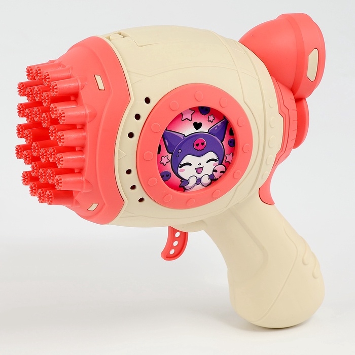 Генератор мыльных пузырей «Зайчик», розовый, 18×10×18 см