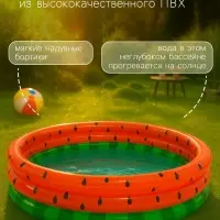 Бассейн надувной &laquo;Арбуз&raquo;, 168&times;38 см, от 2 лет, 58448NP INTEX