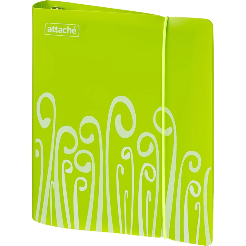 Бизнес-тетрадь А5,120 л,пласт обл,на рез,с разд, ATTACHE FANTASY,салат