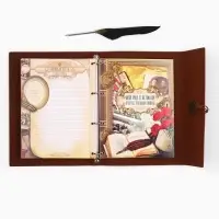 Родословная книга &laquo;Наш род&raquo;, с пером, 56 листов, коричневый, 35&times;25 см