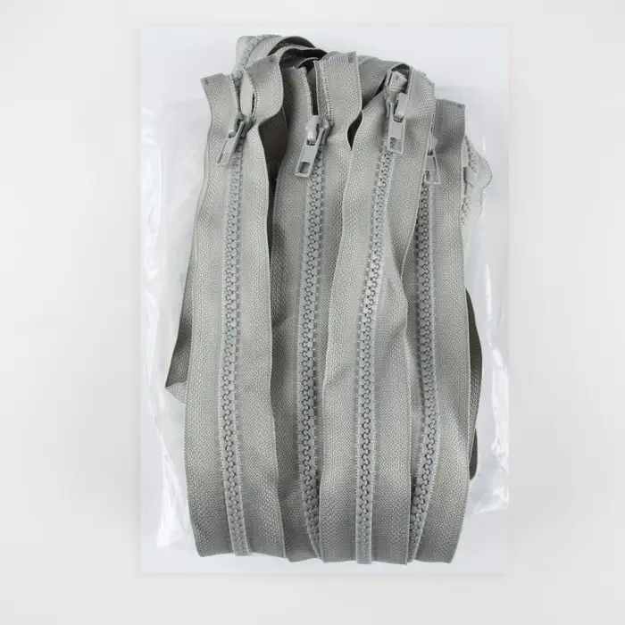 Молния «Трактор», №5, разъёмная, замок автомат, 80 см, серая Молния «Трактор», №5, разъёмная, замок автомат, 80 см, серая