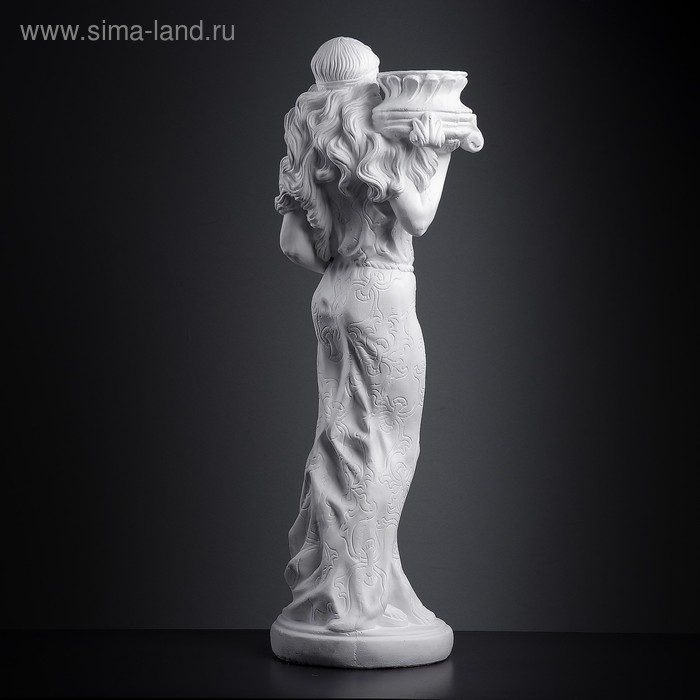 Фигура - подставка Фигура - подставка "Восточная красавица" белая, 30х27х90см