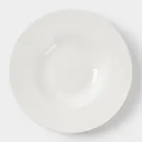 Тарелка для пасты Доляна White Label, 220 мл, d=22.5 см, фарфор, белая