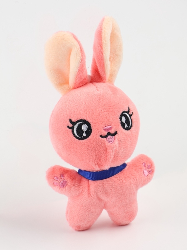 Мягкая игрушка   Мягкая игрушка  "Заяц", цвет розовый, 10х7х5 см