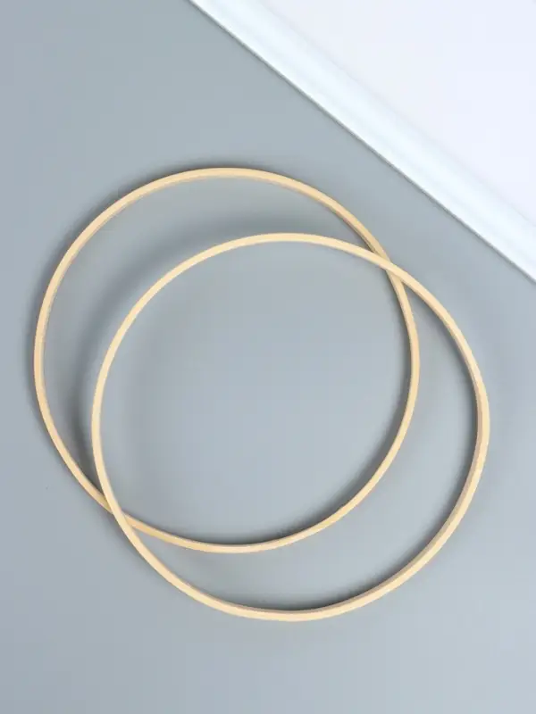 Кольцо бамбук для изготовления ловца снов набор 2 шт d=17 см Кольцо бамбук для изготовления ловца снов набор 2 шт d=17 см