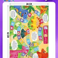 Настольная игра-бродилка &laquo;Мир динозавров&raquo;, 3+