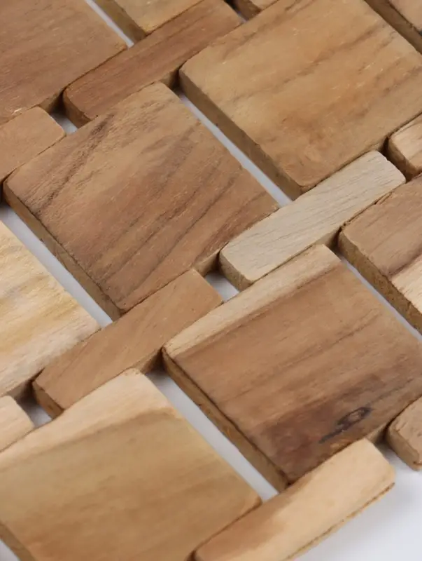 Коврик из тикового дерева, 30&times;20&times;0.7 см