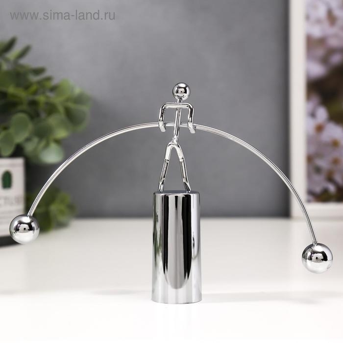 Маятник металл Маятник металл "Штангист" 11х18х2,7 см