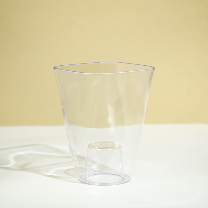 Горшок для орхидей, 1,5 л, 13 × 17 см, пластик, прозрачный Горшок для орхидей, 1,5 л, 13 × 17 см, пластик, прозрачный