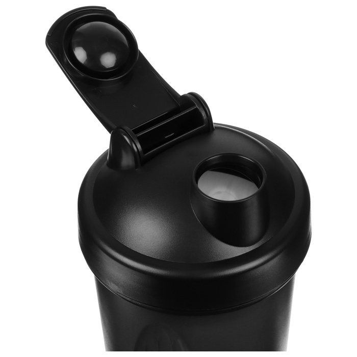 Шейкер для спортивного питания Onlytop, 400 мл, цвет черный Шейкер для спортивного питания Onlytop, 400 мл, цвет черный