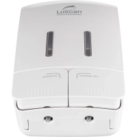 Дозатор для жидкого мыла Luscan Professional Etalon 2x550мл белый