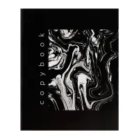 Тетради 96 листов в клетку Calligrata Black and White, 4 штуки