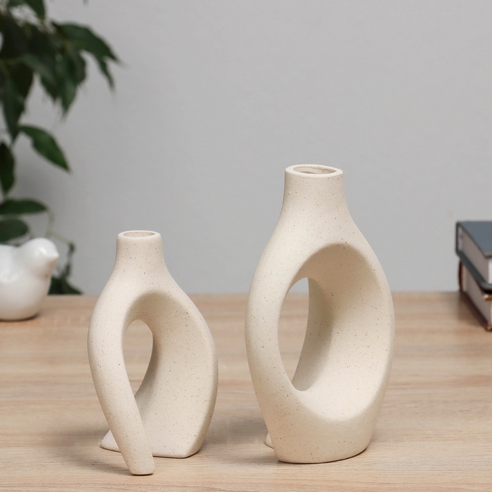 Ваза керамика настольная Ваза керамика настольная "Ловис" 14х7х15 см