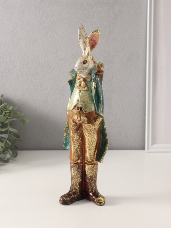 Сувенир полистоун Сувенир полистоун "Мистер кролик" 10х9,5х37 см