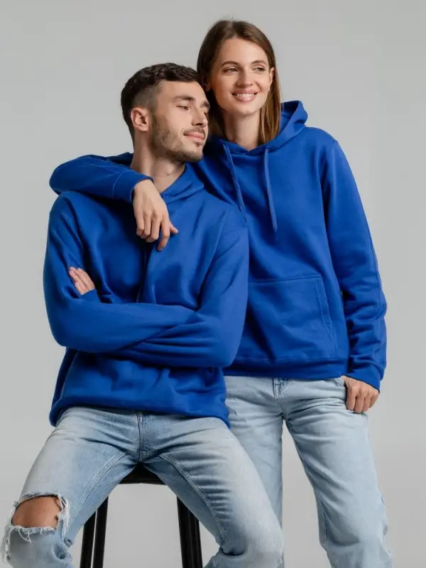 Толстовка с капюшоном Snake II ярко-синяя, размер XS Толстовка с капюшоном Snake II ярко-синяя, размер XS