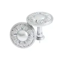 Держатель для штор CAPPIO KS031, d=95 мм, цвет серебро, 2 шт.