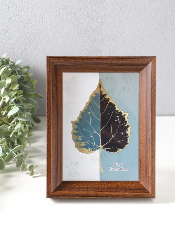 Фоторамка пластик 13х18 см "Прованс" тёмно-коричневый 21,7х16,8х3 см