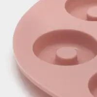 Форма для шоколада Доляна &laquo;Пончики&raquo;, силикон, 15.5&times;1.3 см, 7 ячеек, МИКС