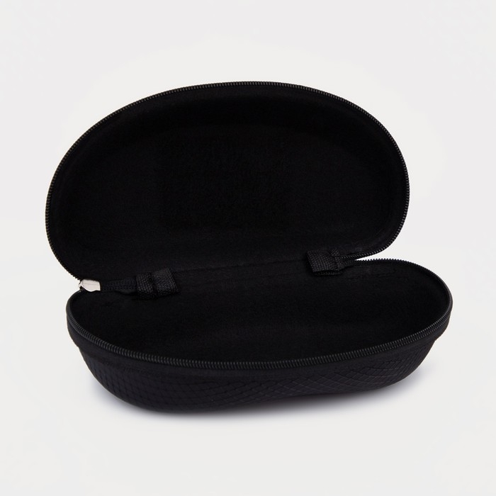 Футляр для очков на молнии, цвет чёрный Футляр для очков на молнии, цвет чёрный
