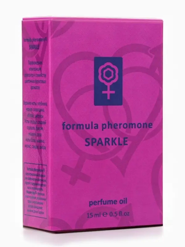 Парфюмерное масло женское с феромонами Formula Pheromone Sparkle, 15 мл (по мотивам Moon Sparkle (Escada)