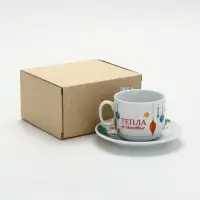 Чайная пара новогодняя «С Новым годом! Новогодние игрушки», 220 мл, кружка, блюдце Чайная пара новогодняя «С Новым годом! Новогодние игрушки», 220 мл, кружка, блюдце