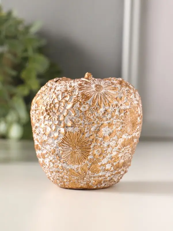 Копилка полистоун "Яблоко" 9,5х8,5 см