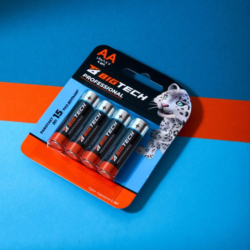 Батарейка BigTech Professional АA/LR6 бл/4шт