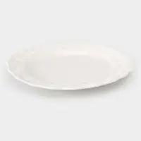 Тарелка Garden rose, d=26 см, фарфор, белая