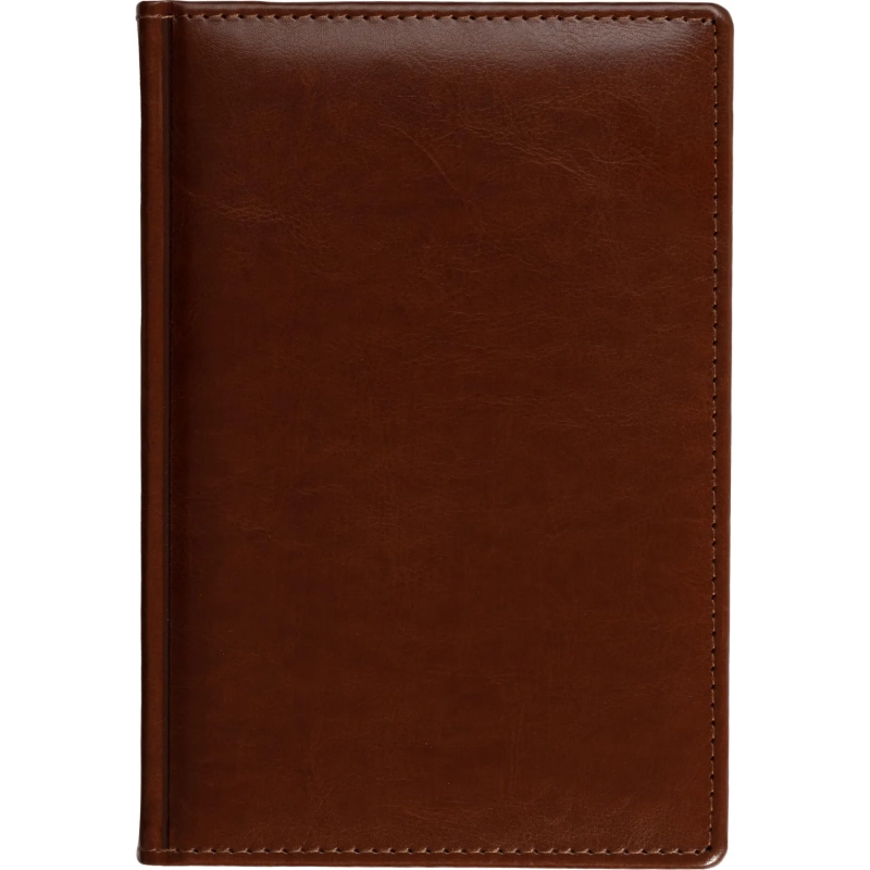 Ежедневник недатированный коричн, А5, 148x218, 352стр, Agenda