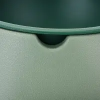 Миска для животных &laquo;Дубль Мини&raquo;, 200 мл, покрытие софт-тач, пластик, цвет изумруд