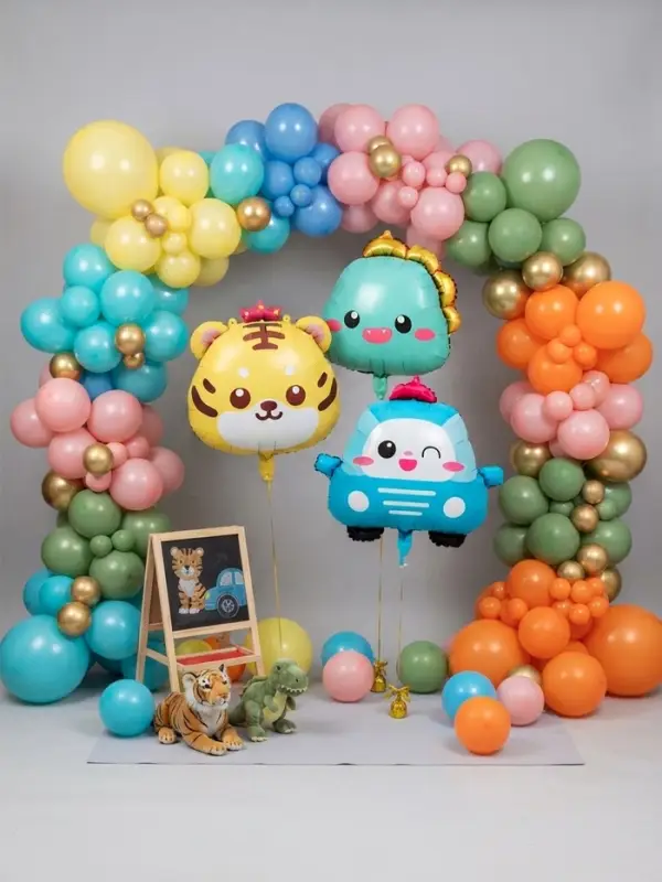 Воздушный шар фольгированный 23" &laquo;Тигр&raquo;