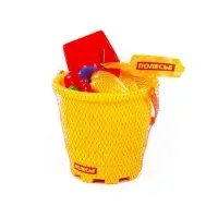 Набор игрушек для песочницы, 6 предметов: ведро, лопатка, 4 формочки