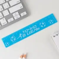 Линейка пластиковая 15 см &laquo;Точно в цель&raquo;, синий корпус