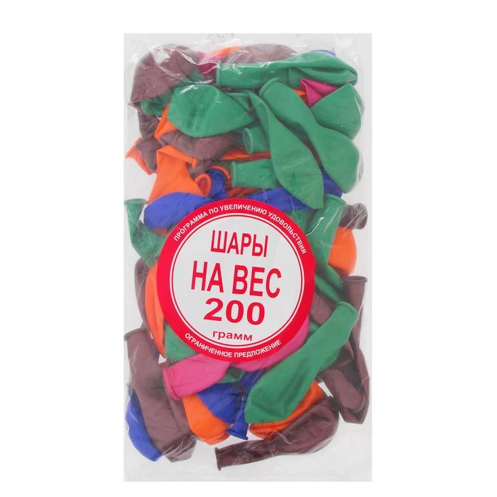 Шар латексный «Антикризисный», 200 г, цвета МИКС Шар латексный «Антикризисный», 200 г, цвета МИКС