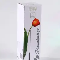 Ваза &laquo;Лоренс&raquo;, h=26 см, стекло, серо-чёрная