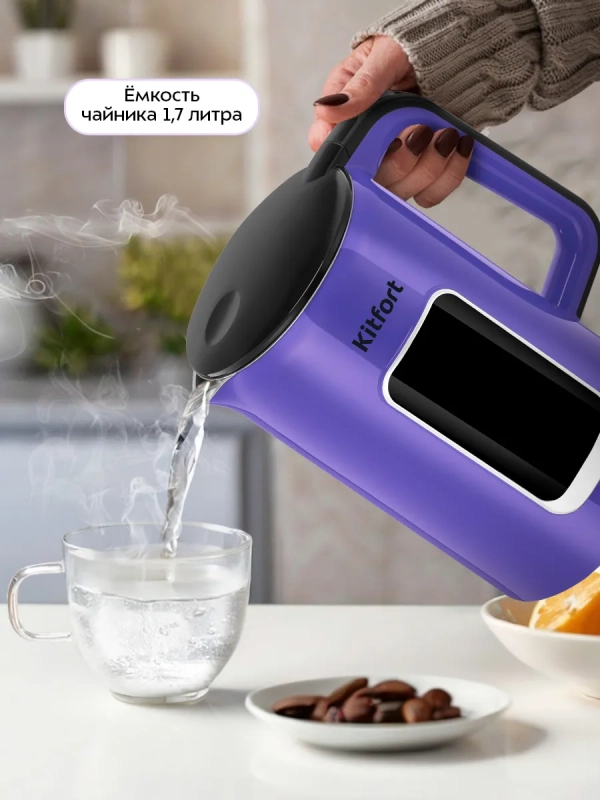 Чайник электрический КТ-6704 - 1.7 л Чайник электрический КТ-6704 - 1.7 л