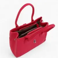 Сумка женская тоут TEXTURA на молнии, 31&times;11&times;21 см, розовая