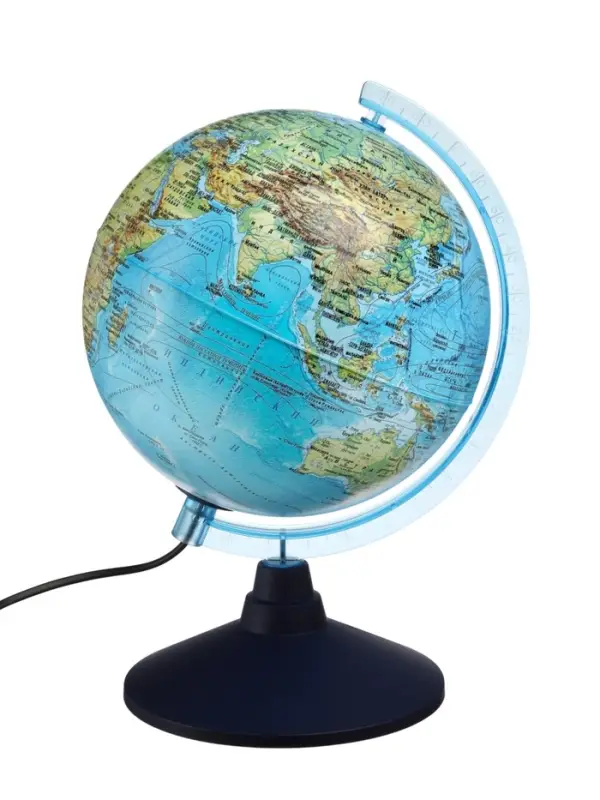 Глобус физический &laquo;Классик Евро&raquo;, диаметр 210 мм, с подсветкой