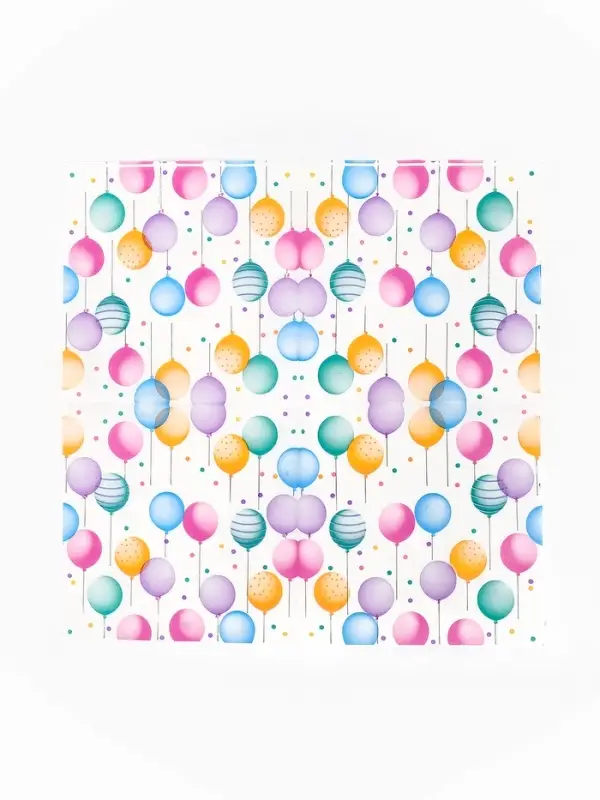 Салфетки бумажные &laquo;Happy birthday&raquo;, 33&times;33 см, 20 шт.