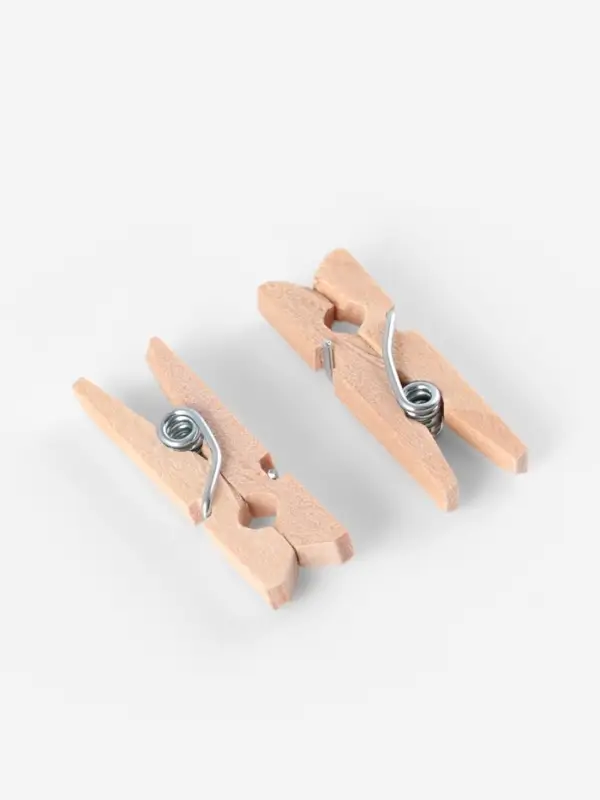 Прищепки для шитья, 2.5&times;0.8 см, 50 шт., бежевые