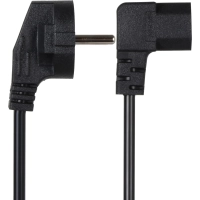 Кабель комп - розетка 220V EU (угол-угол) 3m, iOpen <ACE021R-3.0M