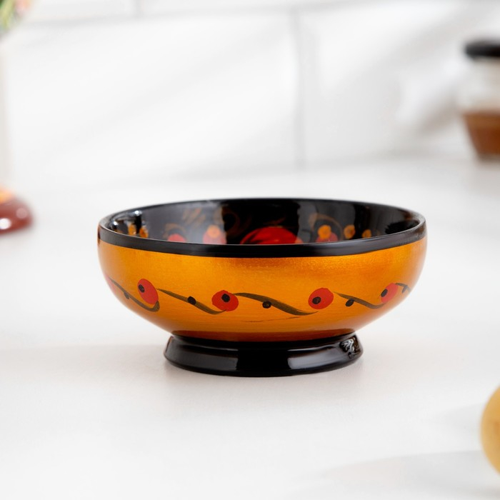 Розетка, 10×4 см, хохлома Розетка, 10×4 см, хохлома