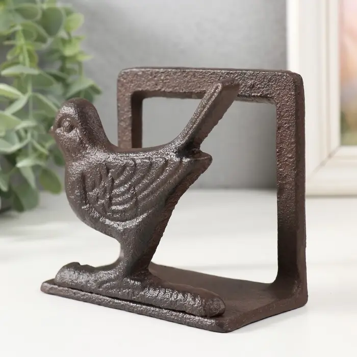 Фигурка - салфетница чугун &laquo;Птица&raquo;, 10.5&times;6.4&times;11.5 см
