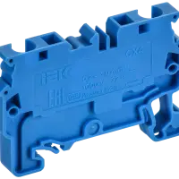 ARMAFIX Клемма пружинная CX4 BU 4мм2 проходная синяя IEK