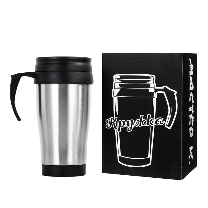 Термокружка, 350 мл, Classic "Барна", сохраняет тепло 2 ч, 13 х 18 см