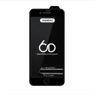 Защитное стекло для iPhone 6/6S Anmac 6D Black без упаковки Арт. 1137147 (10 шт./уп.)