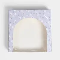 Кондитерская упаковка, коробка с PVC окном, With love, 20 х 20 х 5 см